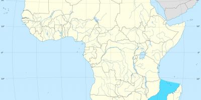Mozambikas kanalo afrikos žemėlapis