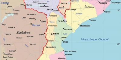 Mozambikas žemėlapyje